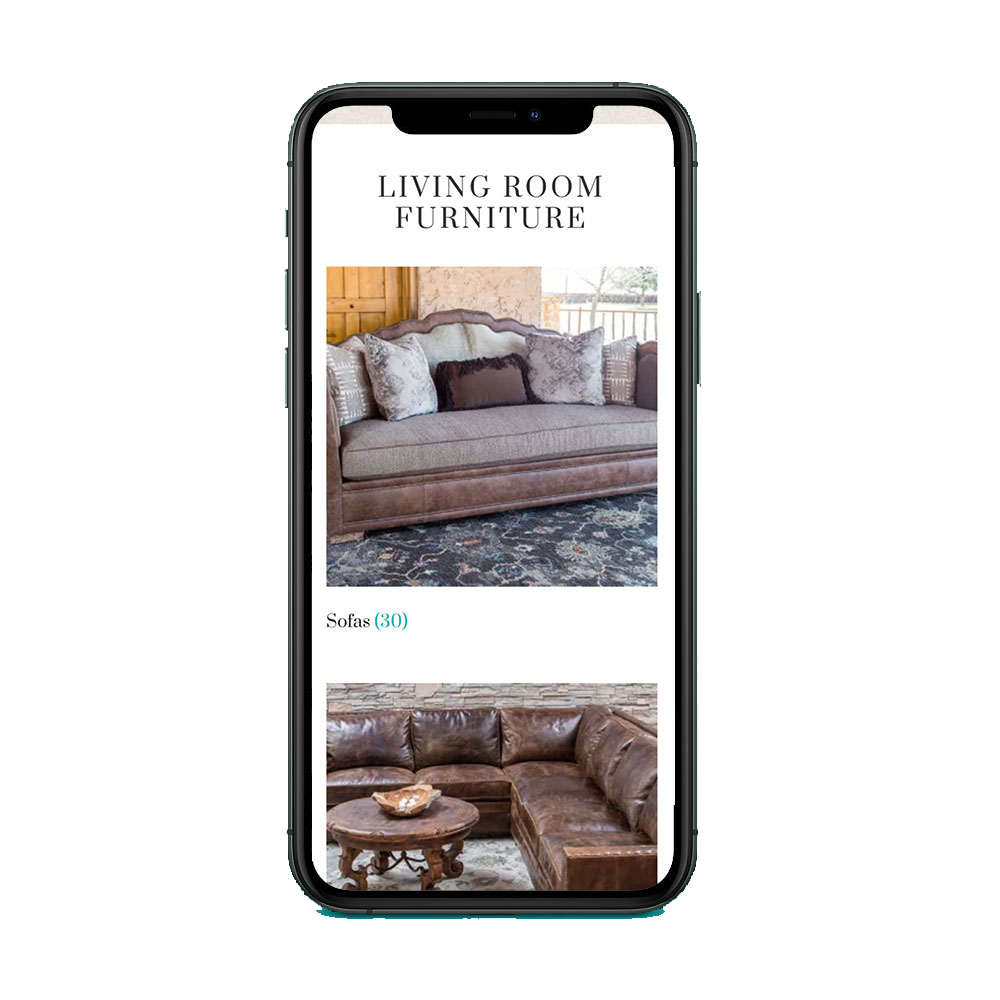 Brumbaugh's Fine Home Furnishings – Website - Mobile & Tablet image 1