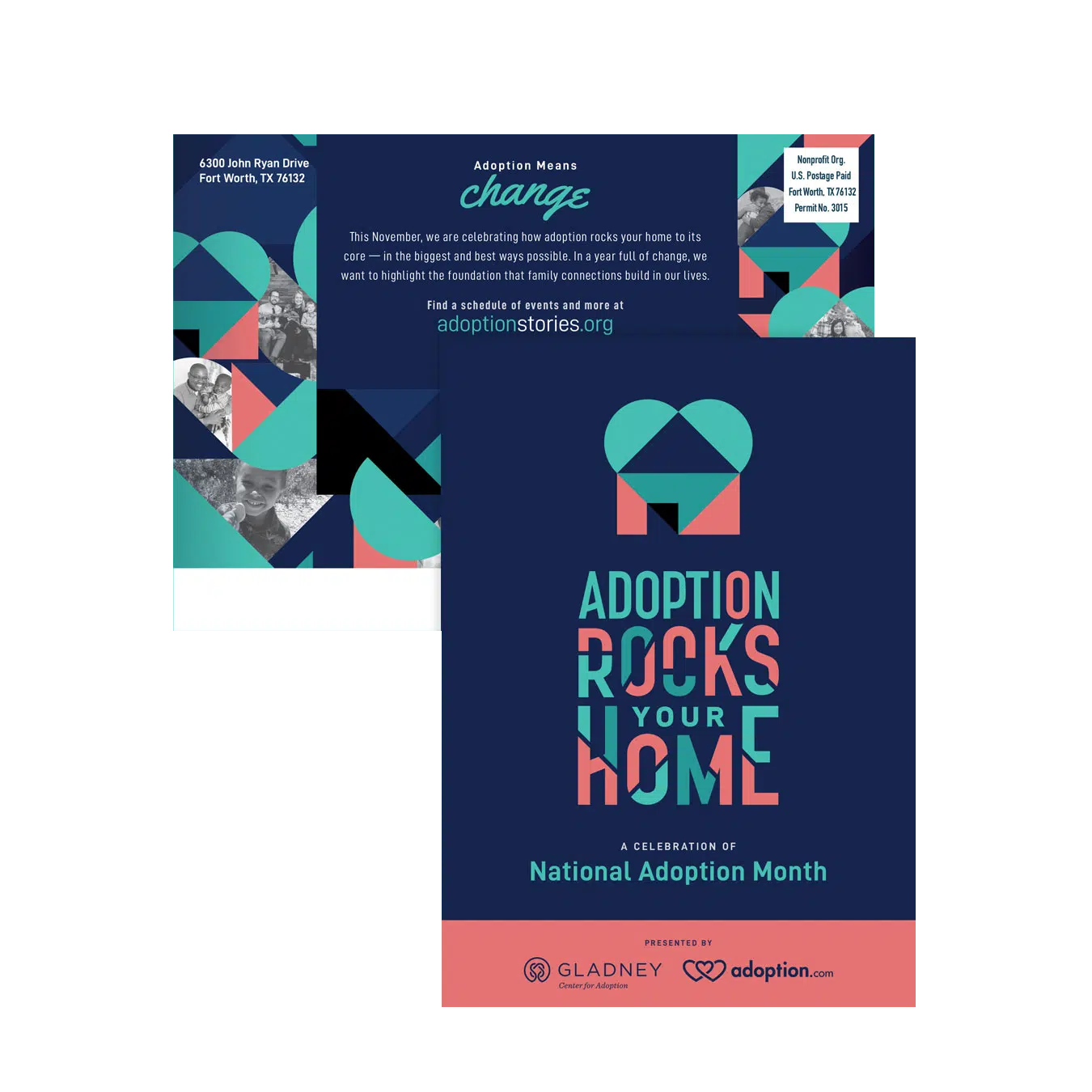 Gladney Center for Adoption – Postcard Design image 1