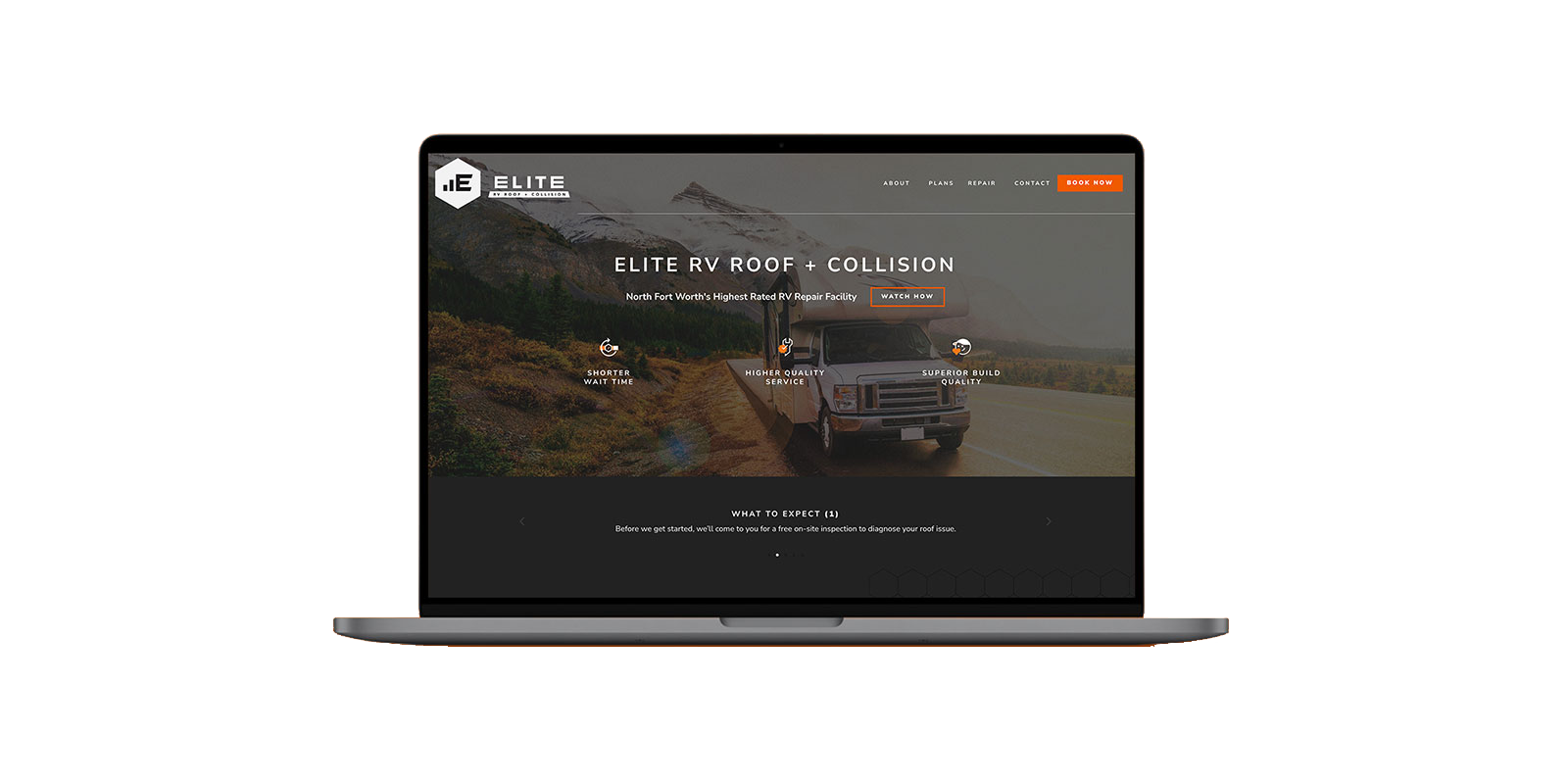 Elite RV/Auto – Website Design image 1
