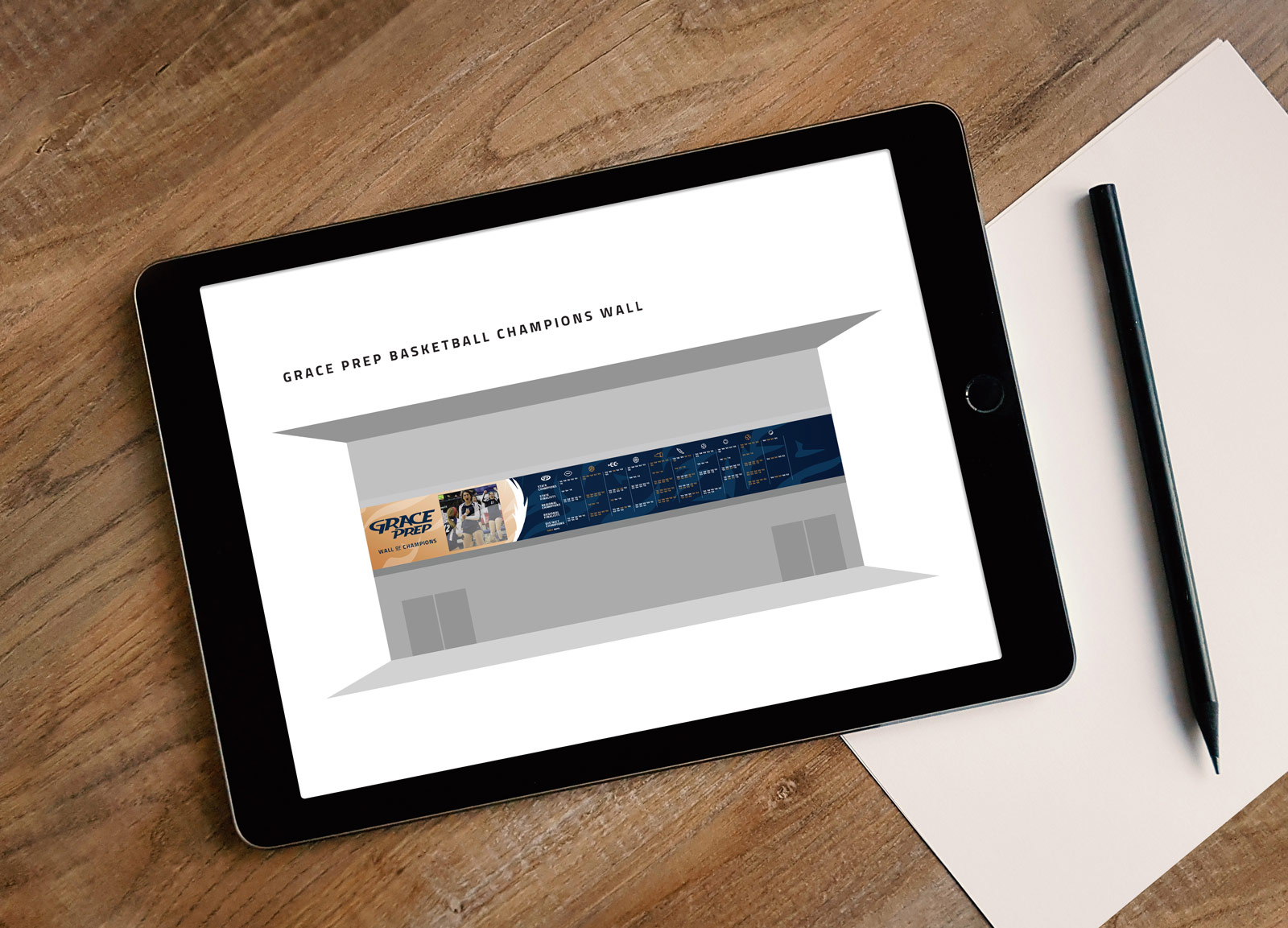 Grace Prep – BASKETBALL COURT DESIGN image 2