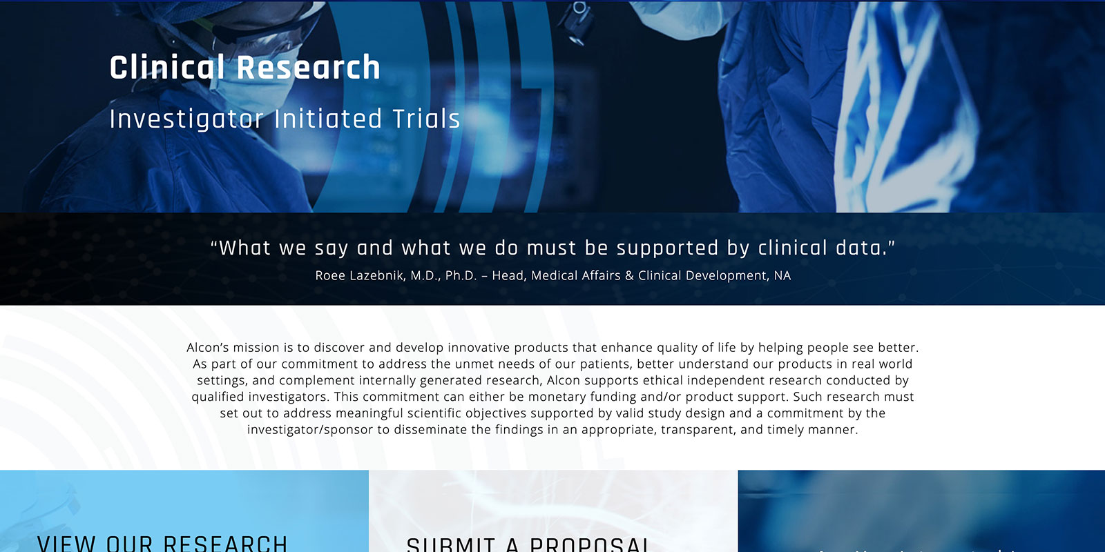 Alcon Science – Website Pages image 3