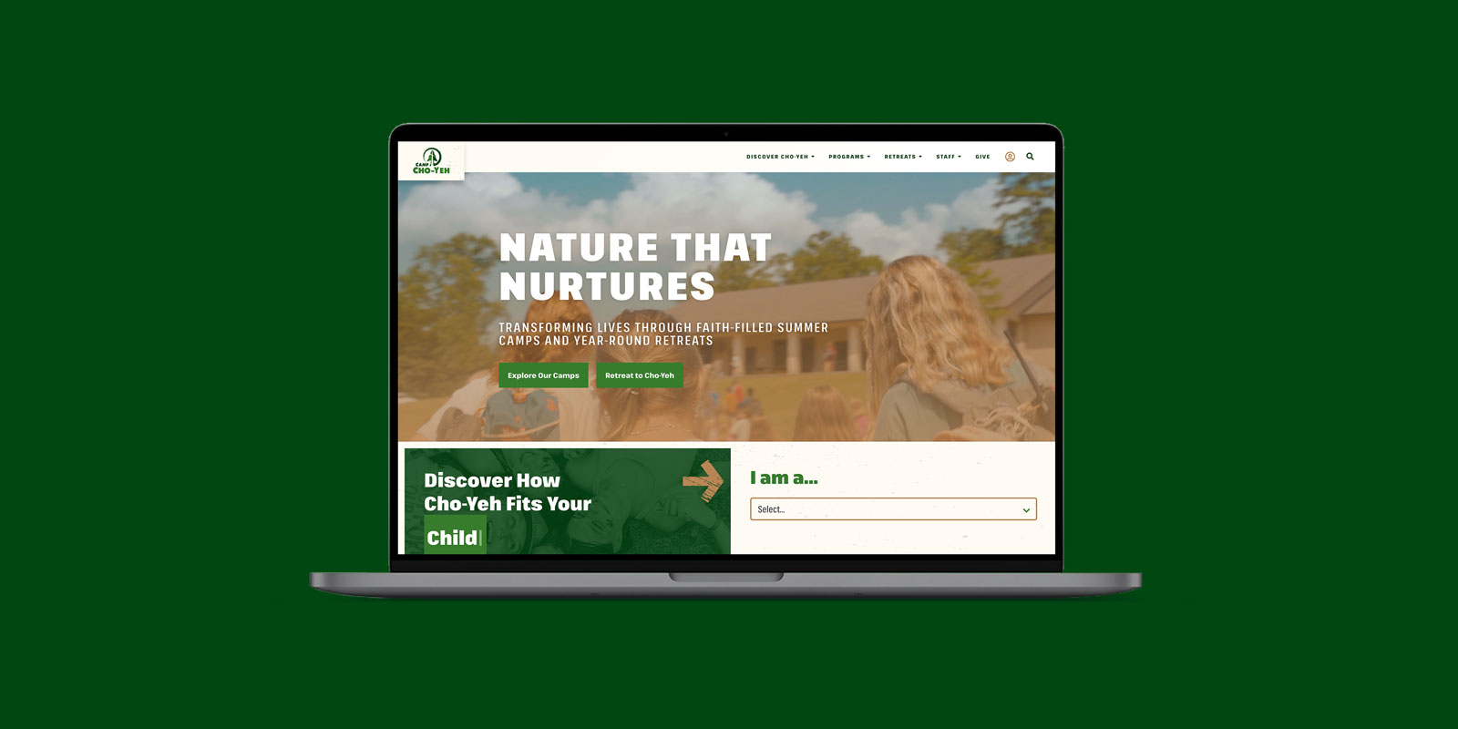 Camp Cho-Yeh – Website Design image 1