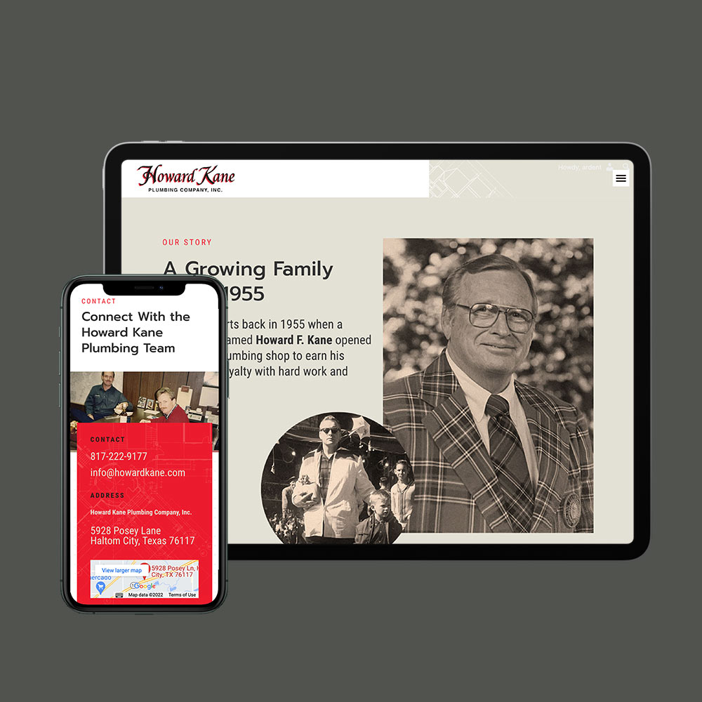 Howard Kane Plumbing Company Inc case study - Ardent Creative