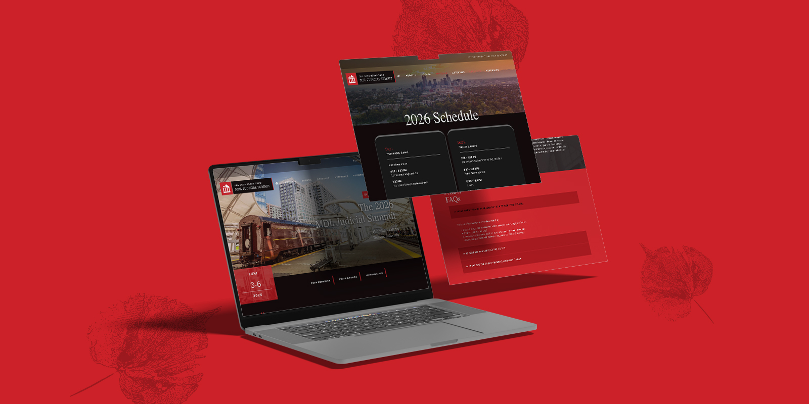 MDL Judicial Summit – 2026 Website Design image 1