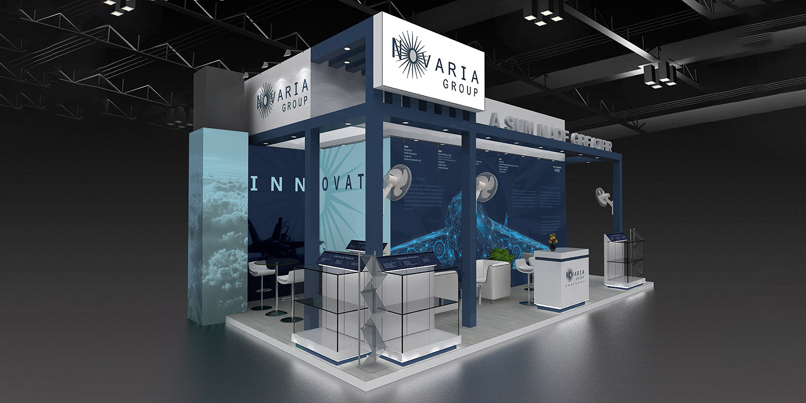 Novaria Group – Trade Show Booth image 1