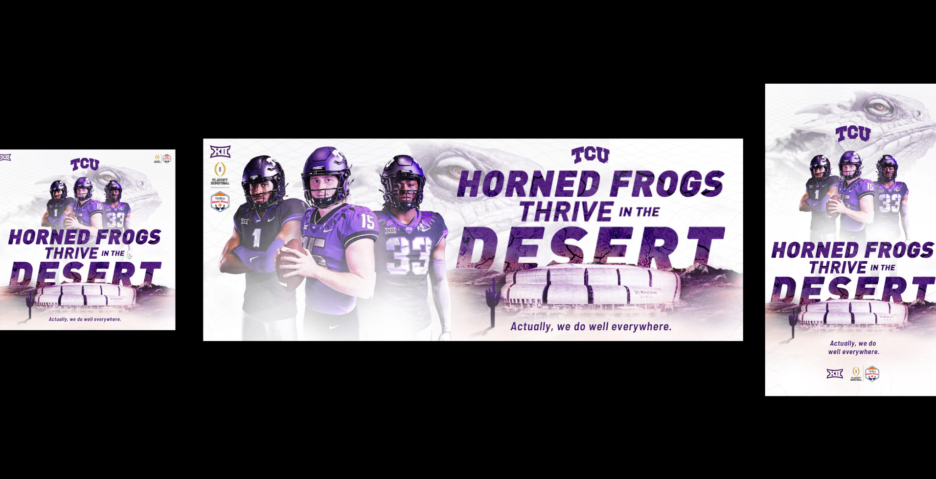 Texas Christian University – Fiesta Bowl Campaign - Social Graphics image 1