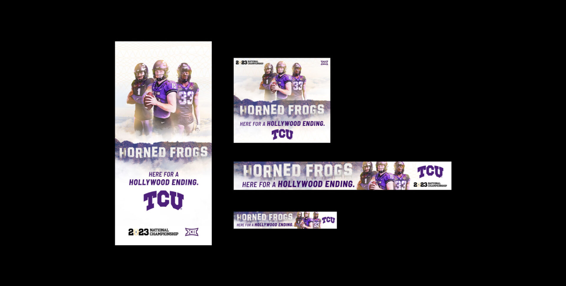 Texas Christian University – CFP Championship Campaign - Digital Billboards image 1