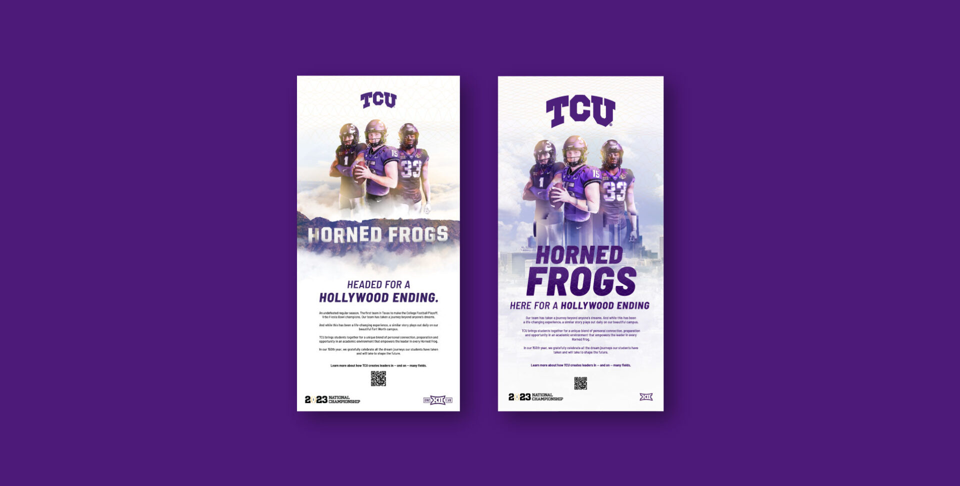 Texas Christian University – CFP Championship Campaign image 1