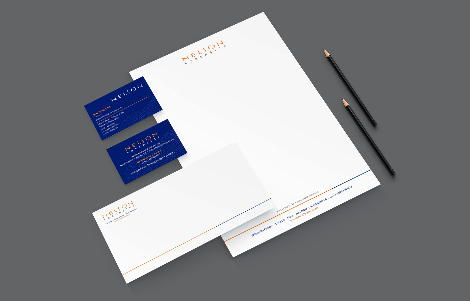 Nelson Forensics – Stationery image 1