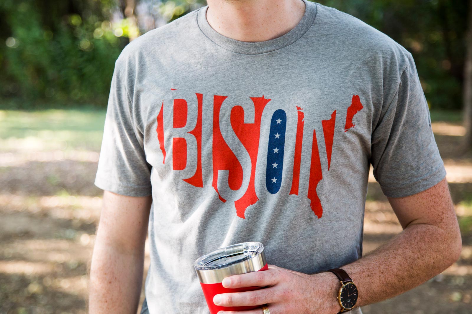 Bison Coolers – POS Flyer + Apparel image 2