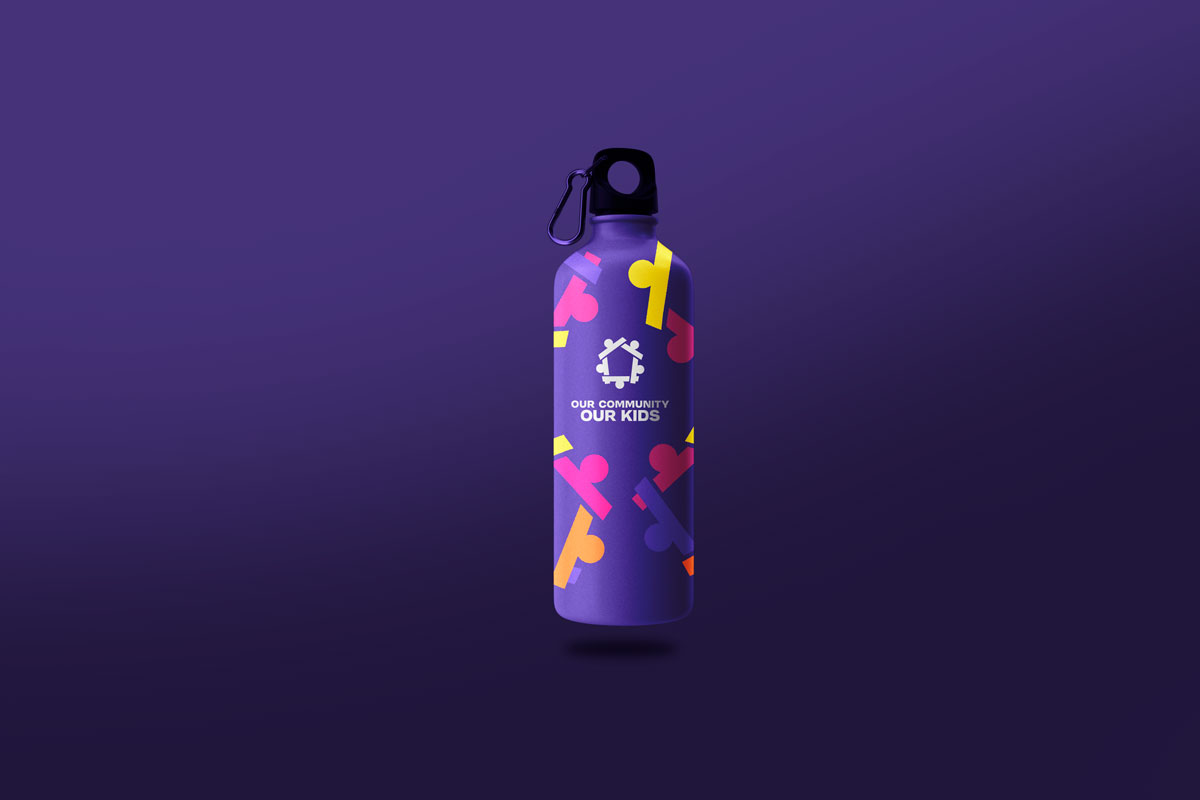 Our Community-Our Kids – Water Bottle / Backpack image 1