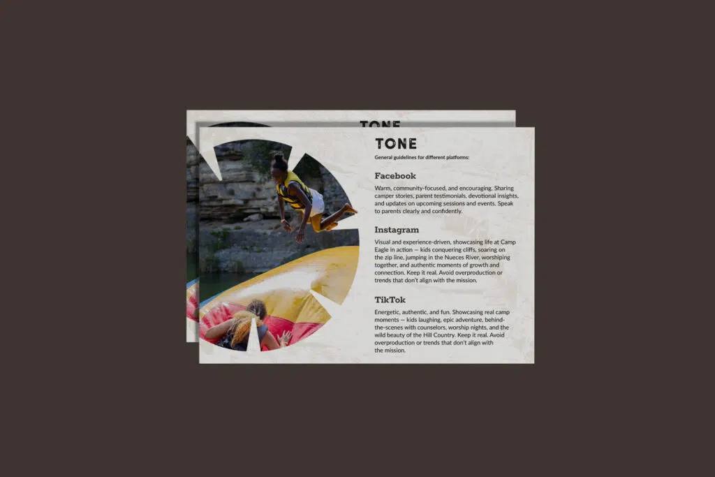 Camp Eagle – Brand Voice image 3