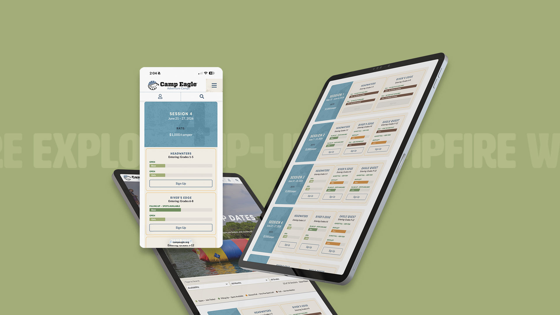 Camp Eagle – Custom Camp Calendar image 1