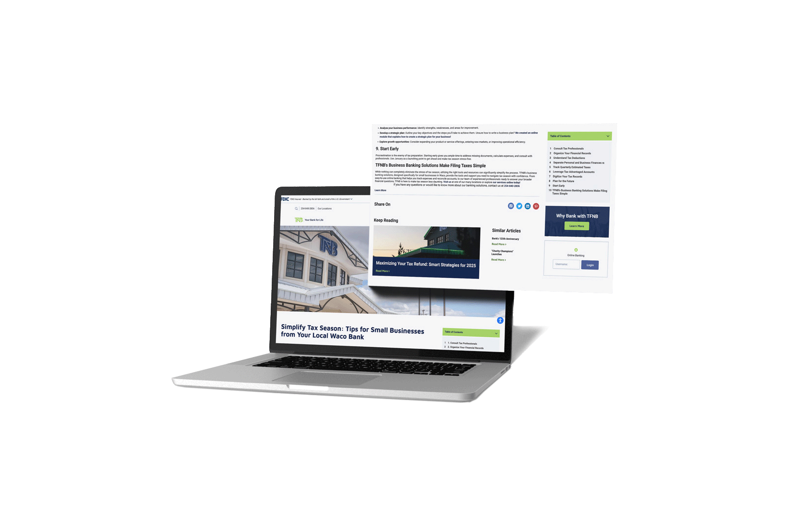 TFNB Bank Life – Blog Design image 1