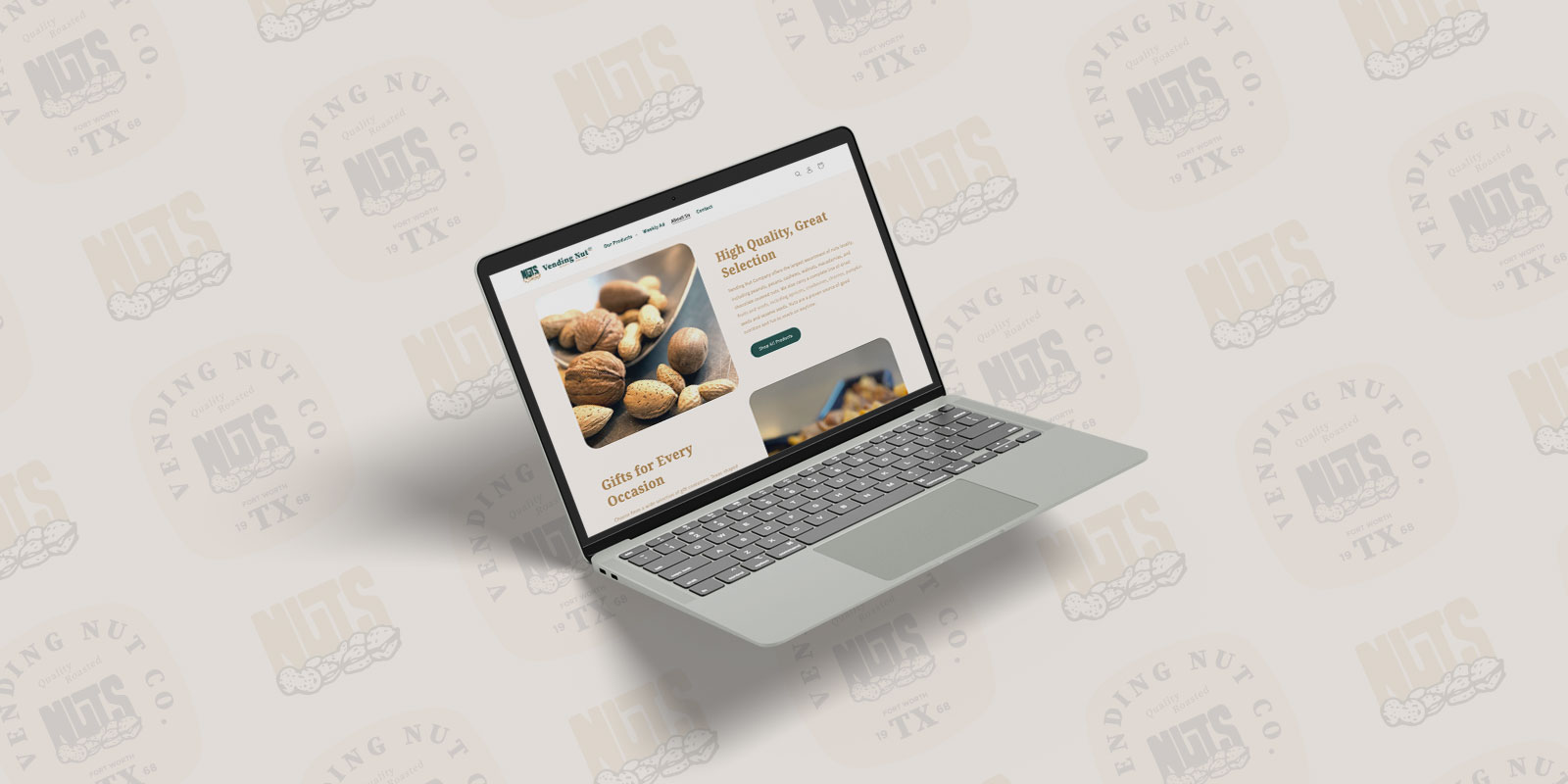 Vending Nut – Website Design image 1