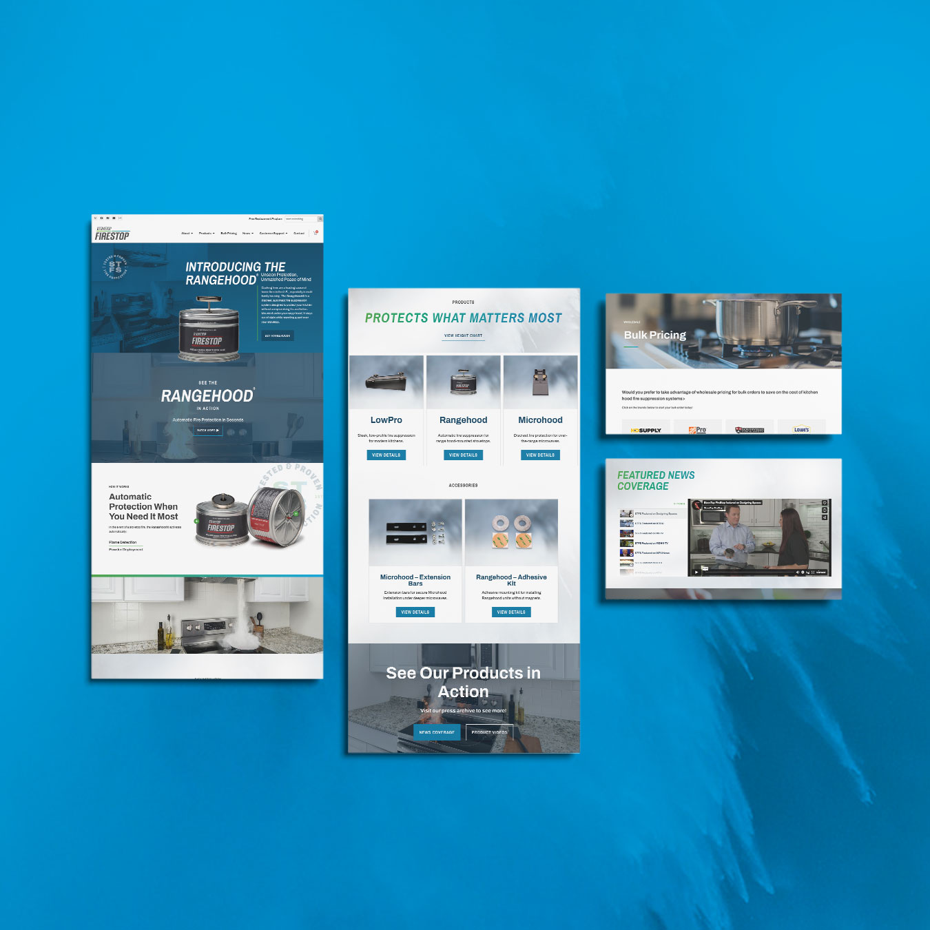 StoveTop FireStop – Website Screens image 1